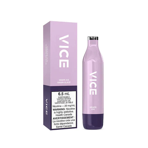 Grape Ice par Vice 2500 - Vape Jetable