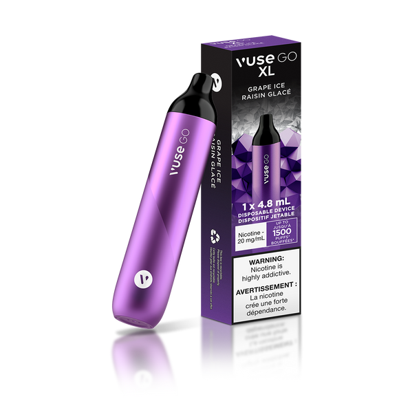 Grape Ice by Vuse Go XL (4.8mL, 1500 Puff) - Disposable Vape
