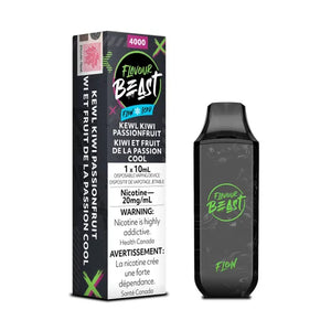 Kewl Kiwi Passionfruit Iced by Flavour Beast Flow 4000 Puff 10ml - Disposable Vape DC