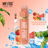 Peach Strawberry Watermelon Ice by Mr Fog Max Air (2500 Puff) 8mL - Disposable Vape