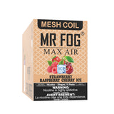 Fraise Framboise Cerise Glace par Mr Fog Max Air (2500 Puff) 8mL - Vape Jetable