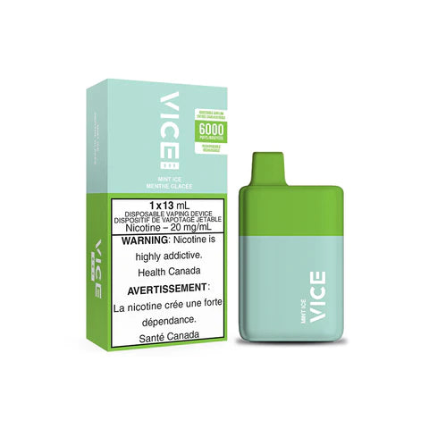 Mint Ice by Vice Box 6000 Puff- Disposable Vape