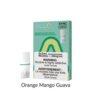 Orange Mango Guava (Compatible Stlth) par Allo Sync - Système de dosettes fermées