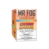 Lychee Mango par Mr Fog Max Air (2500 Puff) 8mL - Vape jetable