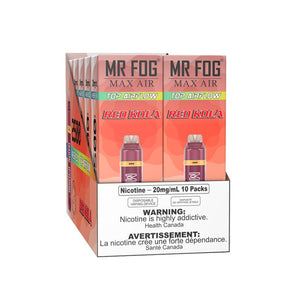 Red Classic by Mr Fog Max Air (2500 Puff) 8mL - Disposable Vape
