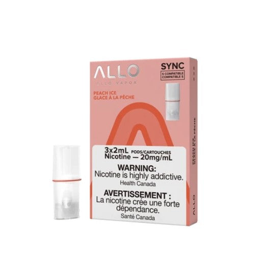 Peach Ice (compatible Stlth) par Allo Sync - Système de dosettes fermé