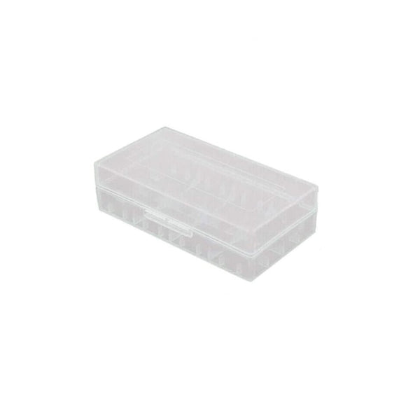 Plastic Li-Ion Battery Case 2x18650