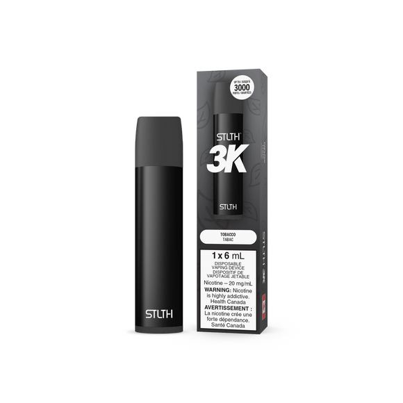 Tobacco by Stlth 3K 3000 Puff 6ml - Disposable Vape