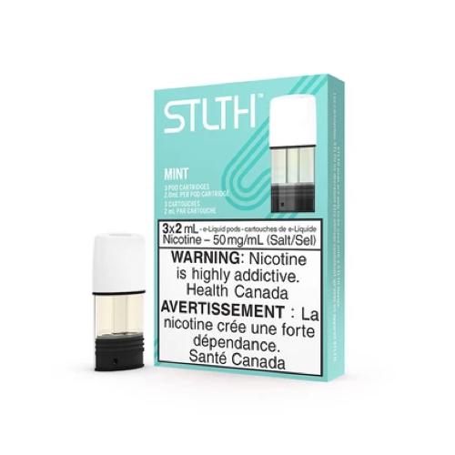 Pack de dosettes à la menthe par Stlth - Système de dosettes fermé