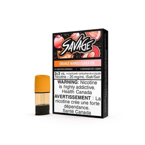 Glace à la goyave et à la mangue orange par Savage (Stlth Premium) - Système de dosettes fermées