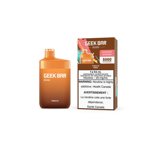 Tabac par Geek Bar B5000 5000Puff, 10 ml - Vape jetable