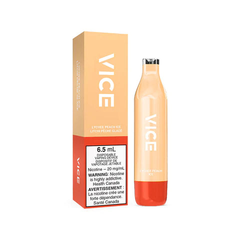 Lychee Peach Ice by Vice 2500 - Disposable Vape DC