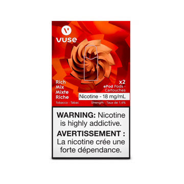 Rich Mix (Rich Tobacco) ePod by Vuse - Closed Pod System Vape