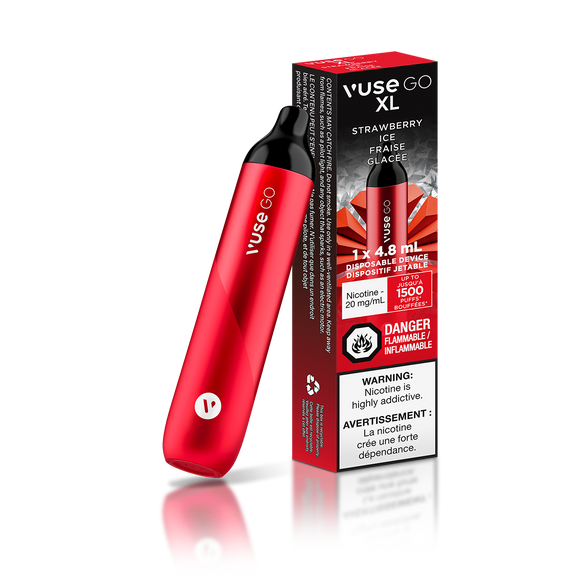 Strawberry Ice by Vuse Go XL (4.8mL, 1500 Puff) - Disposable Vape