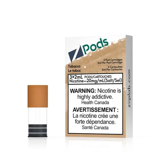 Tabac Z Pods par Z Lab (Vape Pod compatible 'Stlth')