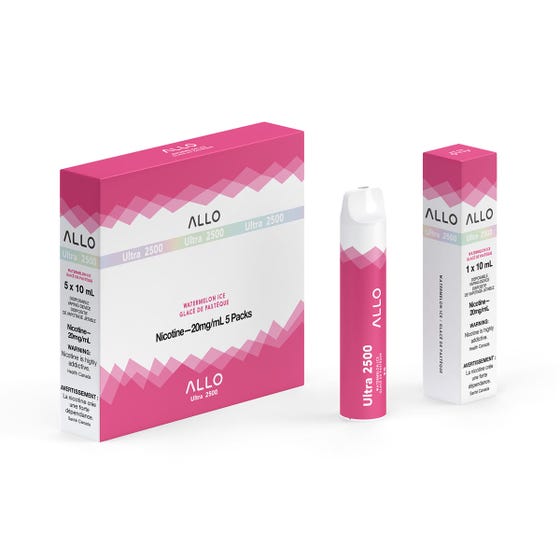 Watermelon Ice (Ultra 2500) by Allo - Disposable Vape